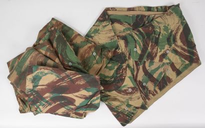 Lot de 6 demi-tentes françaises en toile...