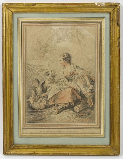 Gilles DEMARTEAU (1722-1776) d'après Jean-Baptiste...