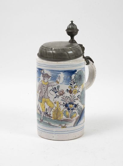 ALLEMAGNE, XVIIIème siècle
Earthenware beer...