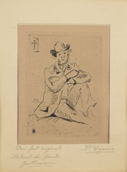 D'après Paul CEZANNE (1839-1906)
Portrait...