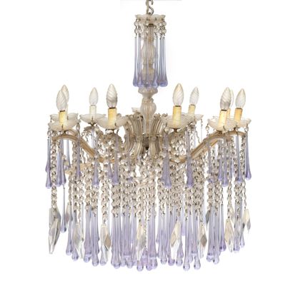 MURANO, XXème siècle
Lustre à dix lumières...