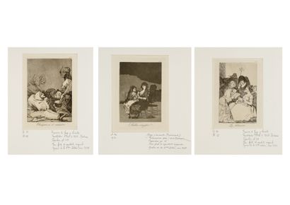 D'après Francisco de GOYA (1746-1828)
Lot...