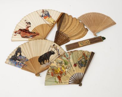 EUROPE, XIXème -XXème siècles
Lot of fans...