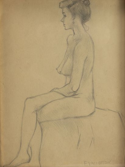 ECOLE FRANÇAISE DU DÉBUT DU XXÈME SIÈCLE
Nude...