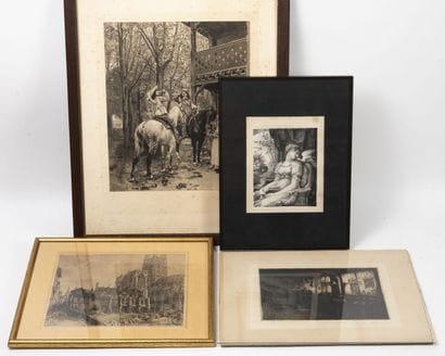 CAISSE :
Lot of engravings and reproductions...