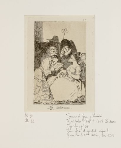 D'après Francisco de GOYA (1746-1828)
Lot...