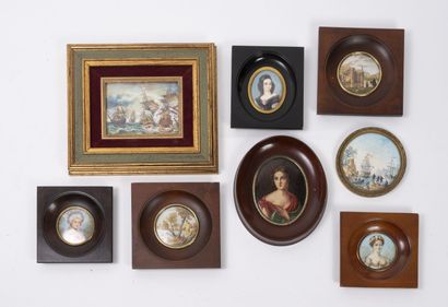 Ecoles françaises du XXème siècle.
Lot of...