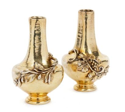 TIFFANY & Co
A pair of gilt silver (min....