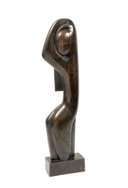 Jean LAMBERT-RUCKI (1888-1967)
Femme au voile,...