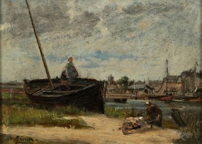 Charles François PÉCRUS (1826-1907)
Dry fishing...