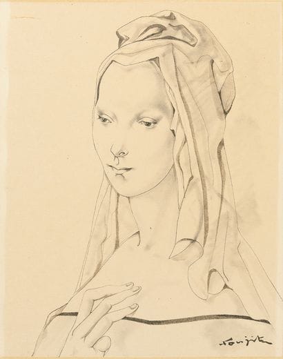 Léonard-Tsuguharu FOUJITA (1886-1968)
Portrait...