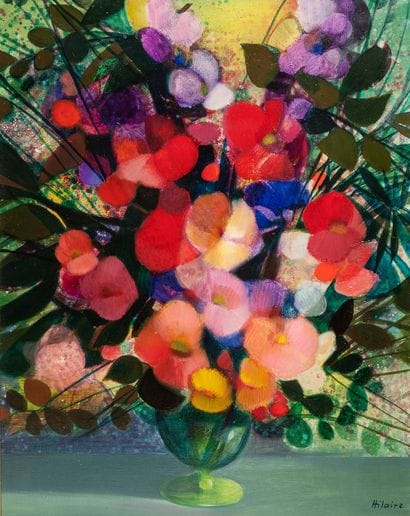 Camille HILAIRE (1916-2004)
Bouquet de coquelicots...