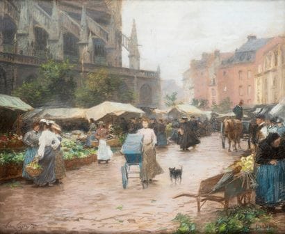 Victor GILBERT (1847-1935)
Dieppe's animated...