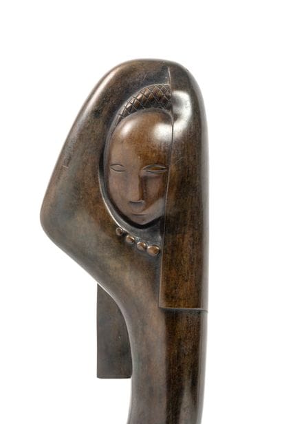 Jean LAMBERT-RUCKI (1888-1967)
Femme au voile,...