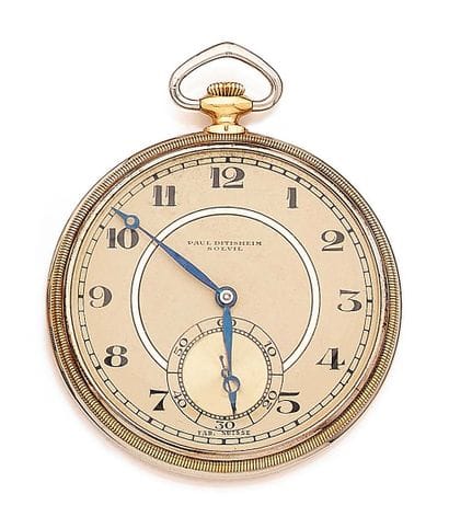 Paul DITISHEIM - SOLVIL
Tuxedo watch in yellow...