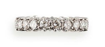 Beautiful American wedding band in white...