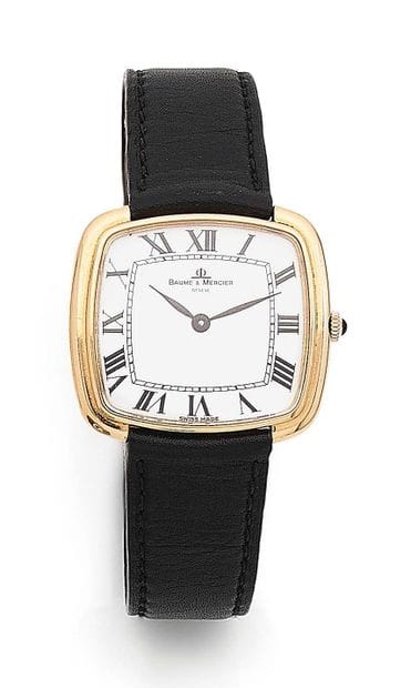 BAUME ET MERCIER
Men's wrist watch.
Yellow...