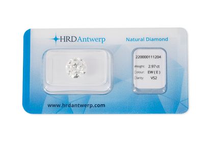 Diamant sur papier taille brillant, sous...
