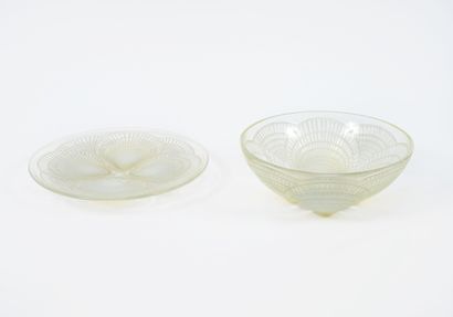 René LALIQUE France
Shell plate n°3 and shell...