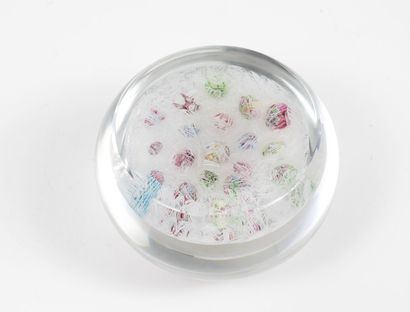 BACCARAT
Paperweight ball in colorless crystal...
