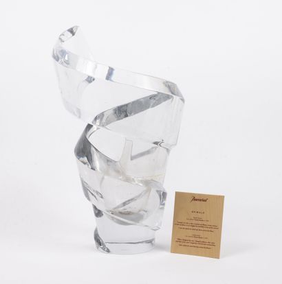 Thomas BASTIDE pour BACCARAT
Spiral vase,...