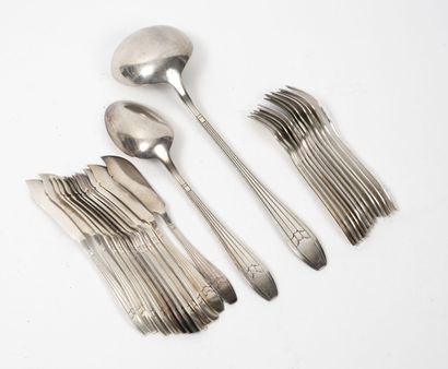 Société ARGENTAL
Part of a silver-plated...