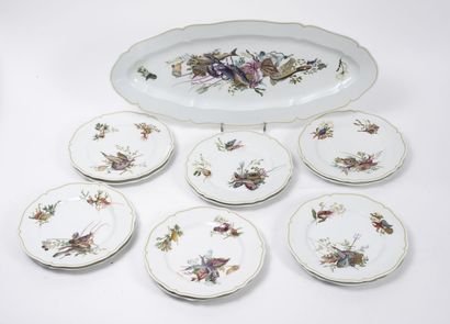 HAVILAND, Limoges, modèle Calanque
Fish service...