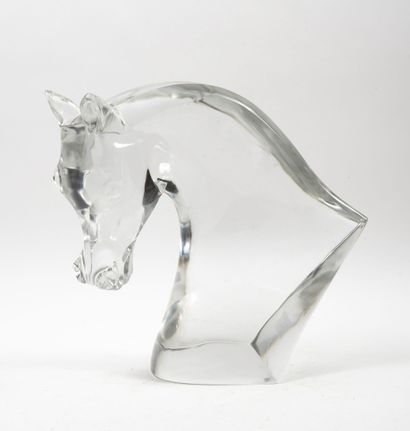 Marc LALIQUE (1900-1977)

Horse head.




Model...