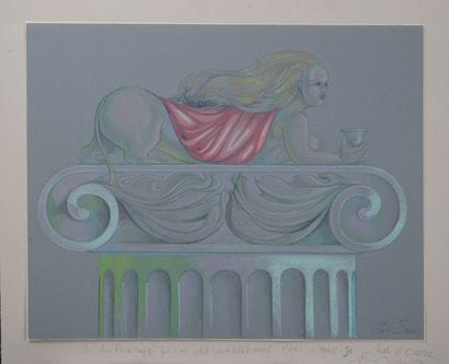 Piero SANI (1947)
The Sphinx, 1991.

Graphite...