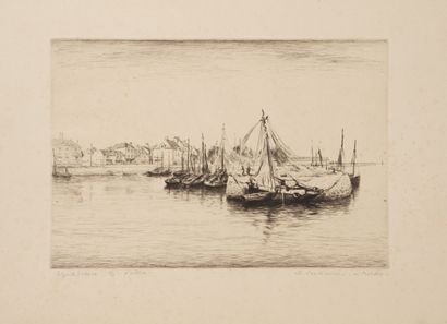 Edgar CHAHINE (1874-1947)
Le Croisic, 1931.

Pointe...