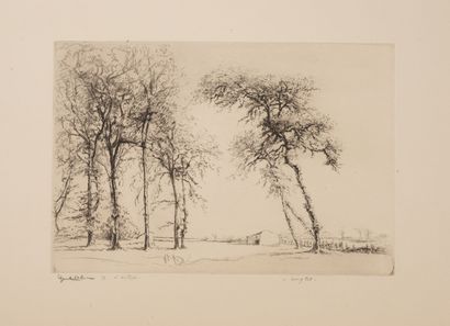 Edgar CHAHINE (1874-1947)
Le marronnier,...