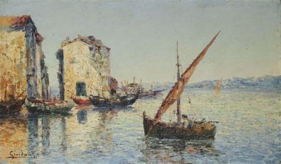 Italo GIORDANI (1882-1956)
Les Martigues.

Huile...
