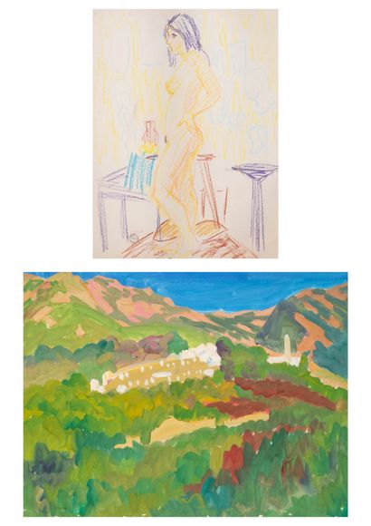 François DIANA (1903-1993)
Nu dans un intérieur...