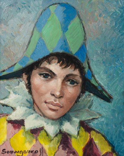 Anatola SOUNGOUROFF (1911-1982)
Arlequin....