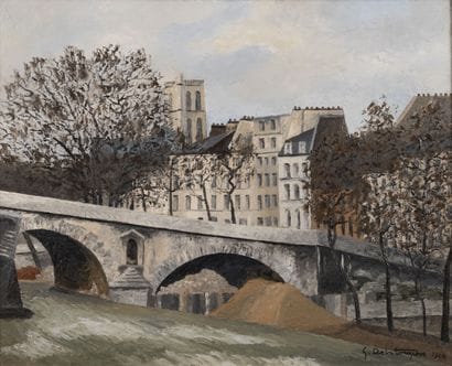 Germain DELATOUSCHE (1898-1966)
Paris, quai...