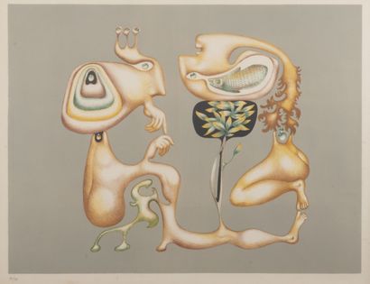 Jules PERAHIM (1914-2008)
Hug et Dialogue.

Deux...