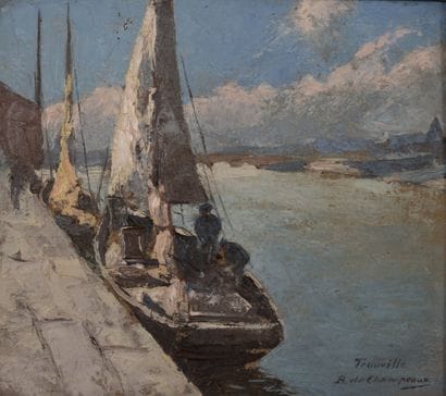 Bertrand Edouard DE CHAMPEAUX (XXème)
Trouville,...
