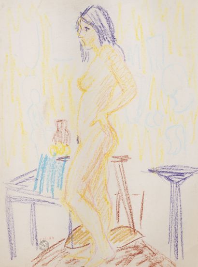 François DIANA (1903-1993)
Nu dans un intérieur...