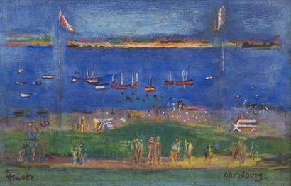 Suzanne TOURTE (1904-1979)
Cherbourg

Gouache...