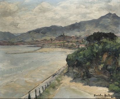 Marie-Antoinette NADALON-HALLEZ (1912-?)
Paysage.

Huile...