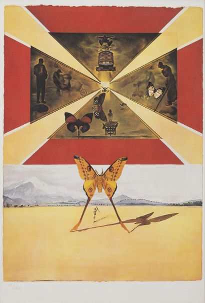 D'après Salvador DALI
Roussillon.

Lithographie...