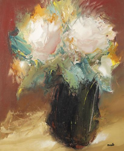 Jordi BONAS (1937-2017)
Bouquet de fleurs.

Huile...