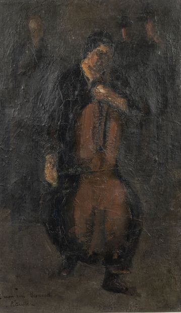 Adolphe PÉTERELLE (1874-1947)
La violoncelliste....