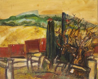 Jacques SAUZE (1925)
Mas en Provence.

Huile...