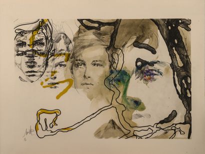 Raymond MORETTI (1931-2005)
Rimbaud

Deux...