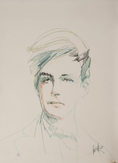 Raymond MORETTI (1931-2005)
Rimbaud

Deux...