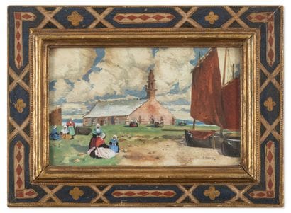 Ernest Pierre GUÉRIN (1887-1952)
Scène bretonne....