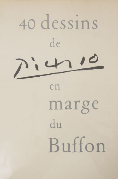 PICASS, Pablo - [BUFFON Georges-Louis Leclerc]
40...