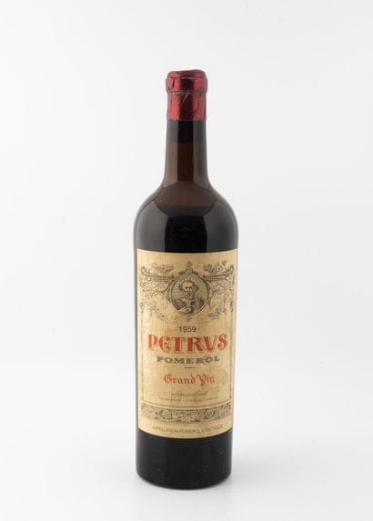 PETRUS
1 bottle, 1959.

Pomerol.

Mid or...