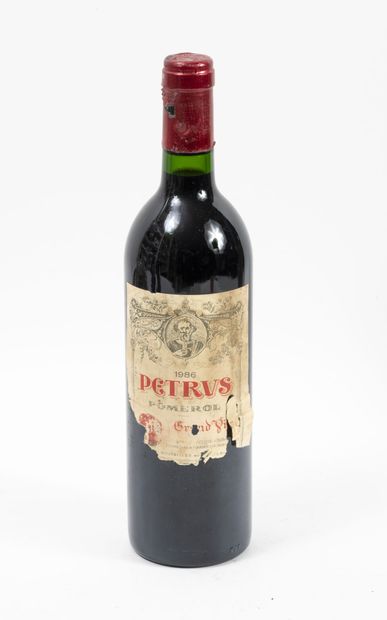 PETRUS
1 bottle, 1986.

Pomerol.

Good level...